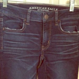 **SOLD** Brand new AE super stretch jeans.